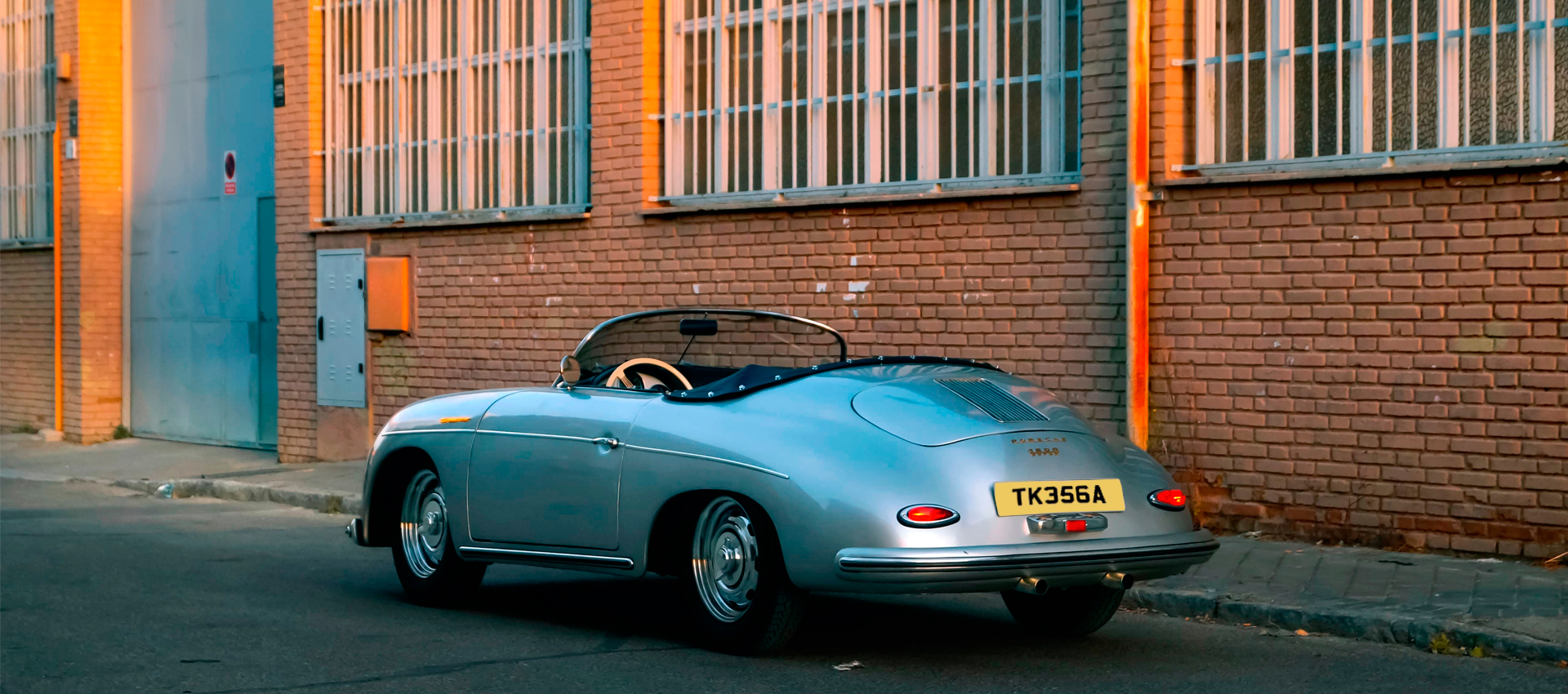 Porsche 356 Speedster en acción